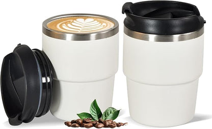 CHLJAR Espresso Cups, 6oz Insulated Espresso Cup Set of 2, Espresso Shot Cups by Unknown