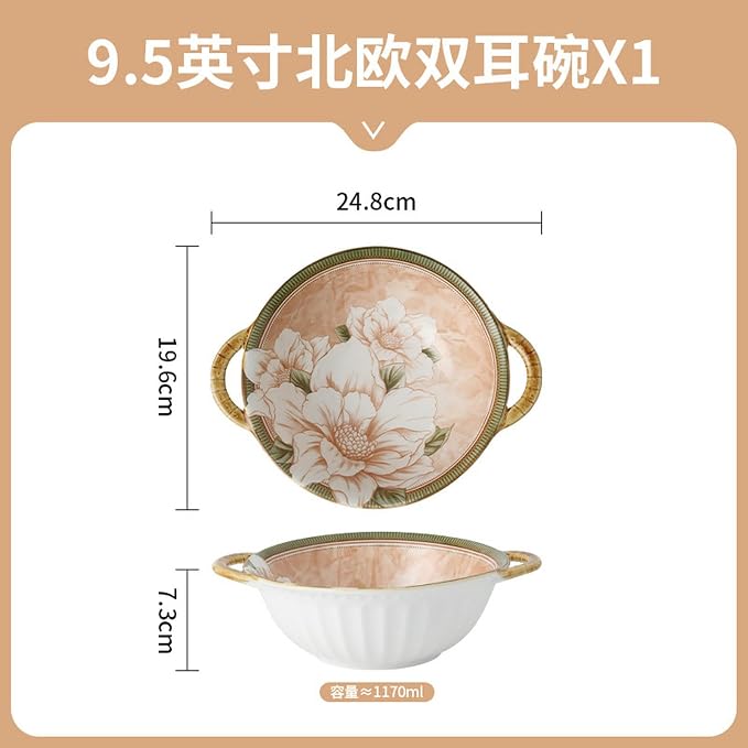 Japanese-style personalized household ceramic tableware, restaurant matching - Image 2