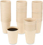 Disposable Coffee Hot Paper Cups Brown 120 Count 10 oz