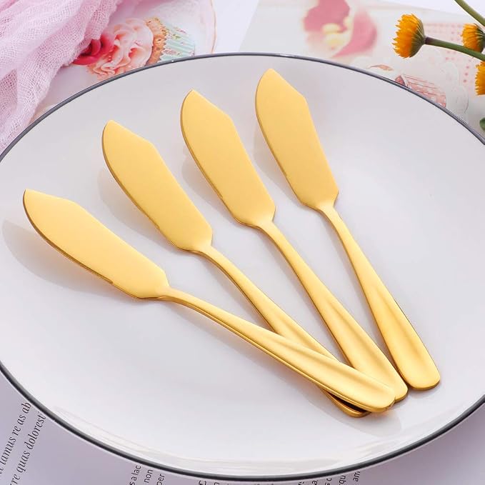 Stainless Steel Cheese Dessert Knives, Breakfast Butter Knife, Slicer Sandwich - Image 3