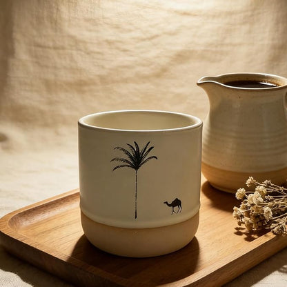 7oz Ceramic Mug Cups with DIY Canvas - Image 2