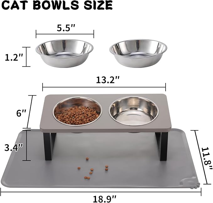 Summark Upgraded Elevated Cat Bowls - Image 5