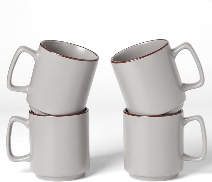 famiware Coffee Mugs Set of 4, Nebula 14oz Coffee Mugs Ceramic Cup Set | by Famiware