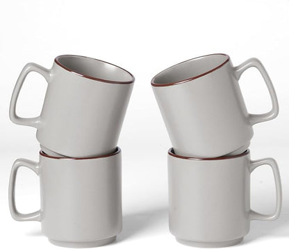 famiware Coffee Mugs Set of 4, Nebula 14oz Coffee Mugs Ceramic Cup Set | by Famiware