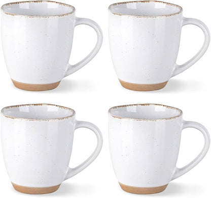 AmorArc 12oz Ceramic Coffee Mugs set of 4, Stylish Coffee Mugs by AmorArc
