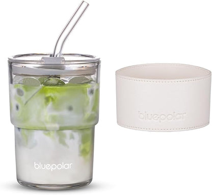 BLUEPOLAR 13oz/400ml Glass Water Tumbler by BLUEPOLAR
