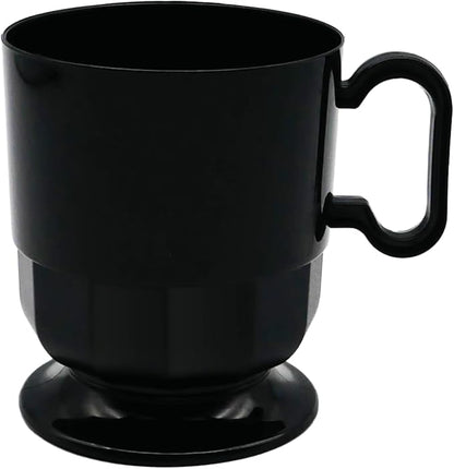 Party Essentials 8-Ounce Hard Plastic Coffee Cup/Tea Mug by PartyEssentials