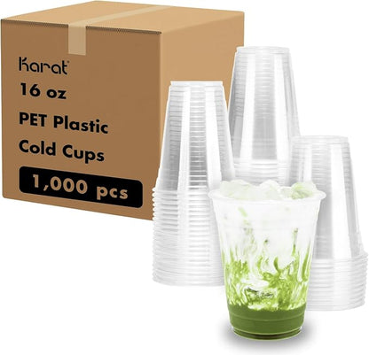 Karat 16oz Plastic Cups, and More by Karat