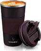 MOMSIV 17oz Travel Coffee Mug, Insulated Coffee Cup by MOMSIV