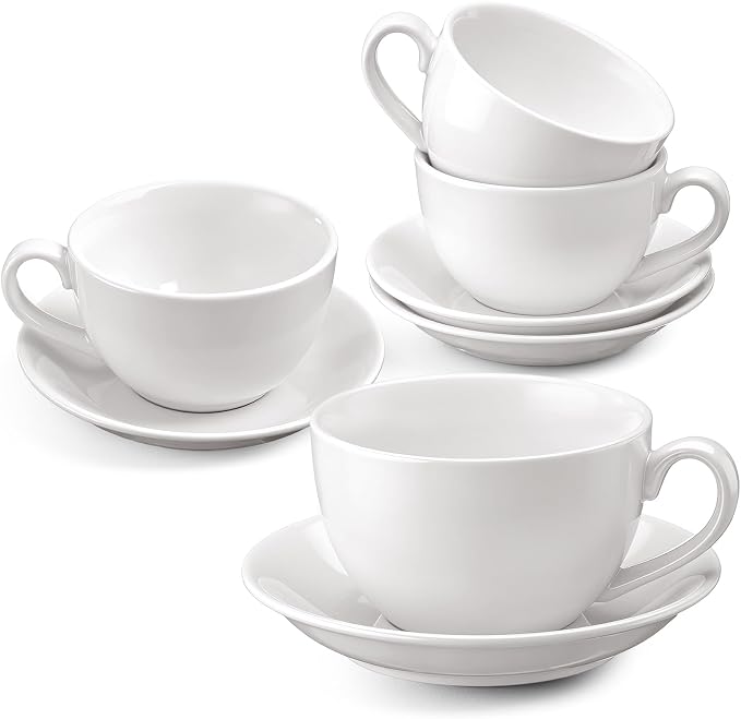 4 Set 16 oz Cappuccino Cups by Unknown