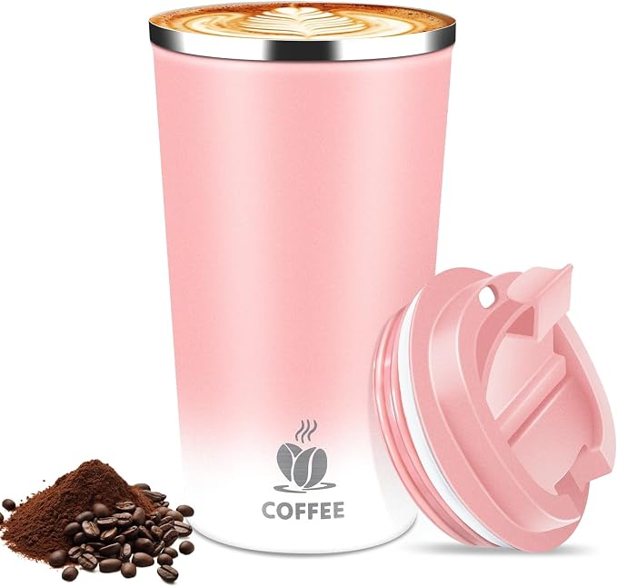 17oz Insulated Travel Coffee Mug by Hwawhin