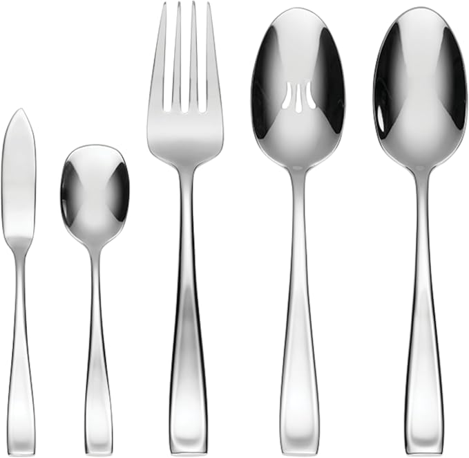 Oneida Moda 65-Piece 18/10 Stainless Steel Silverware Set - Image 4