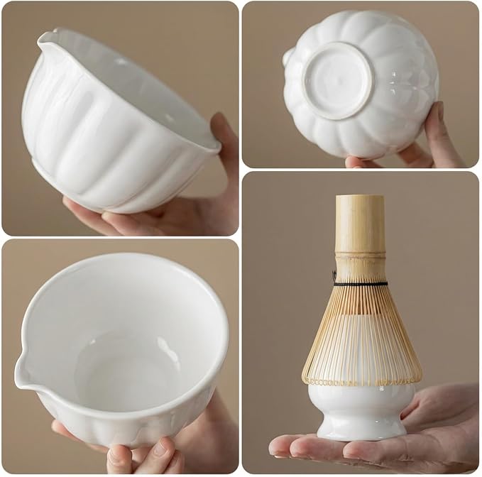 8 Pcs Matcha Whisk Set, HTRCXB Matcha Set - Image 3