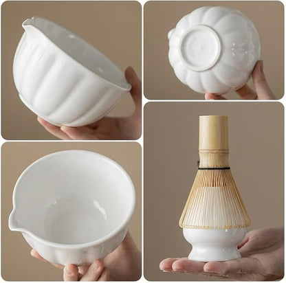8 Pcs Matcha Whisk Set, HTRCXB Matcha Set - Image 3