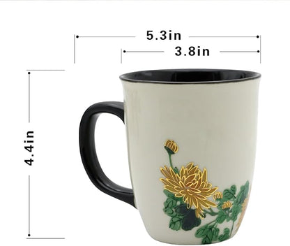 Heat Changing Coffee Mug, 16 oz | Porcelain Tea Mug - Image 6