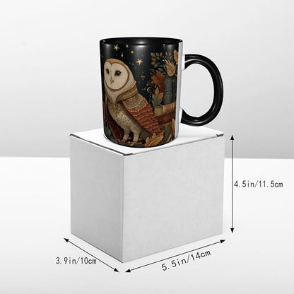 Yrebyou Owl Coffee Mug 11oz Ceramic Cup - Image 5