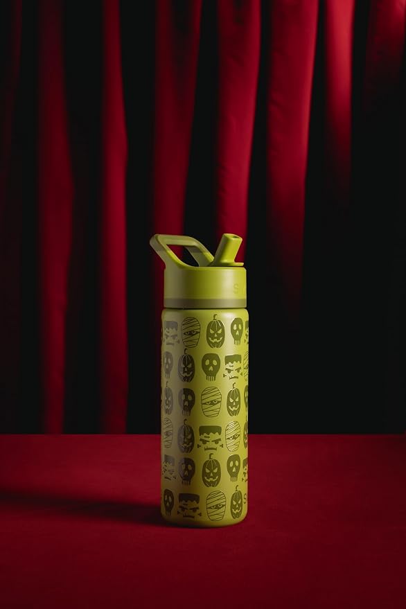 Simple Modern Halloween Kids Water Bottle | 14oz | Monster | Insulated - Image 2