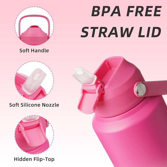 BJPKPK 32oz Insulated Water Bottle, Stainless Steel Bottle - Image 2