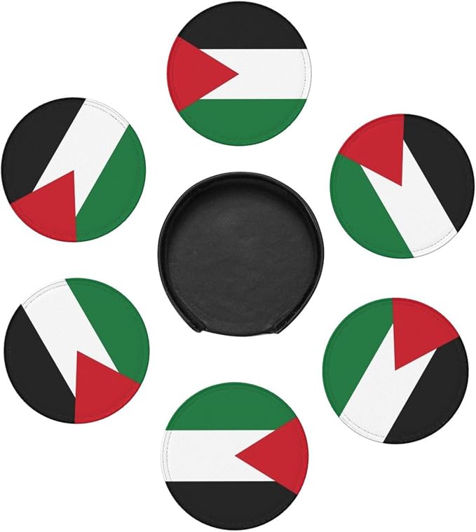 Palestinian Flag Coasters for Drinks - Image 7