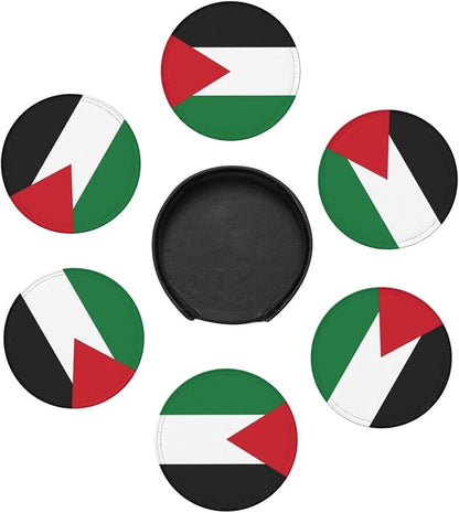 Palestinian Flag Coasters for Drinks - Image 7
