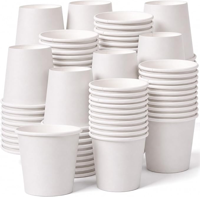 200 Pcs Mini Coffee Cups Brown Culture Cup 2oz Disposable Bathroom Cups Paper by Unknown