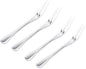 VANRA 5.1in 4-Piece Salad Forks Set Stainless Steel Cocktail Appetizer Dessert by VANRA