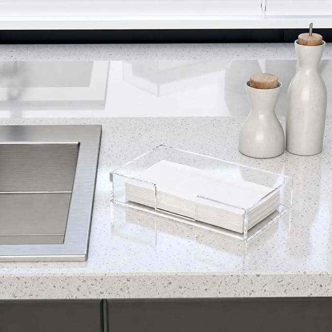 Napkin Holder, Vertical Modern Napkin Dispenser - Image 4