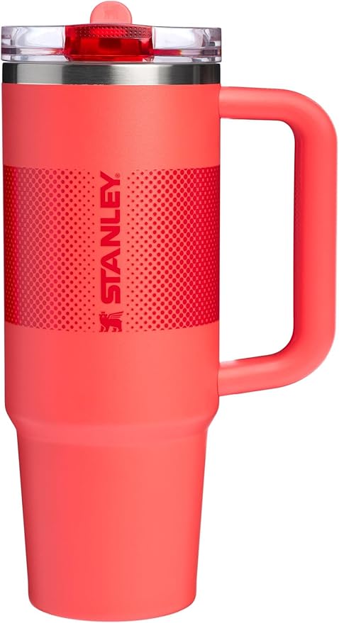 STANLEY Quencher ProTour Flipstraw Tumbler, 30 oz, Hot Coral Fade | Built-In by Unknown