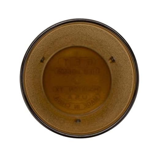 G.E.T. 6605-1-A Heavy-Duty Plastic Restaurant Tumblers, 5 Ounce, Amber | - Image 2