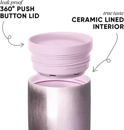 Simple Modern Insulated Travel Coffee Mug 360° Lid | 16oz | Cateye | Voyager - Image 2