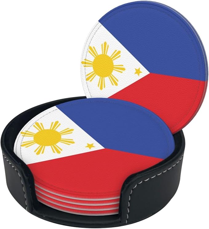 Philippine Flag Coasters for Drinks - Image 2