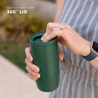 Simple Modern Halloween Travel Coffee Mug 360° Lid | 16oz | Spiderweb | Voyager - Image 3