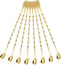 Boao 8 Pcs 10 Inch Long Bar Spoon Cocktail Spoon Stirring Mixing Stainless by Boao