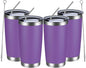 MEWAY 20oz Tumbler 4 Pack Double Wall Vacuum Insulated Travel Mug Bulk by MEWAY