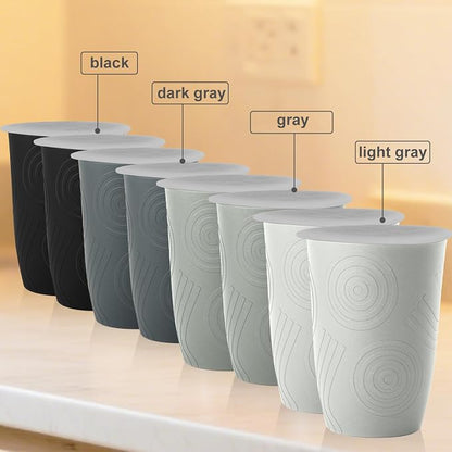 Wrova Wheat Straw Cups 16oz Set of 8 - Image 6