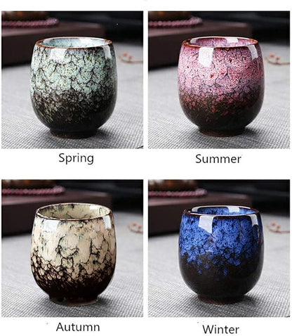 Jianzhan Ceramic Teacup, Kung Fu Tea Set, Coffee cup，Yerba Mate Set Ceramic - Image 5