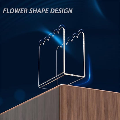 SILUT 2 Pack Clear Napkin Holder for Table, Acrylic Napkins Holder, Napkin Dispenser for Kitchen, Cocktail Napkin Holder for Restaurant, Bar napkin holder, Napkin Freestanding Holder