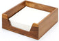 Napkin Holder for Table, Wooden Napkin Dispenser with Side Large Opening for Paper Napkins, Farmhouse Style Square Napkin Holder, Home Kitchen Dining Tabletop Decor