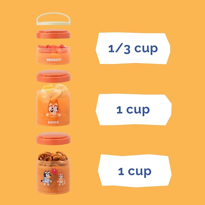 Whiskware Bluey Stackable Snack Containers - Image 2