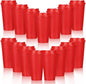 Domensi 15 Pack Reusable Plastic Coffee Cups by Domensi