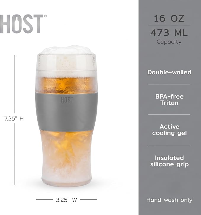 Host Freeze Beer Glasses, Freezable Beer Gifts - Image 3