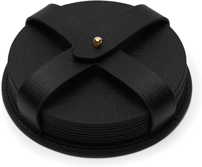 Round Coasters by Leatherology