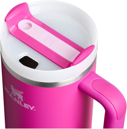 STANLEY Quencher H2.0 Flow State Tumbler, 40 oz, Violet Blossom | Handle and - Image 2