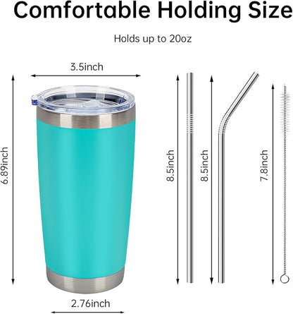 IEOVIEE 32 Pack 20oz Stainless Steel Insulated Bulk Tumblers - Image 3
