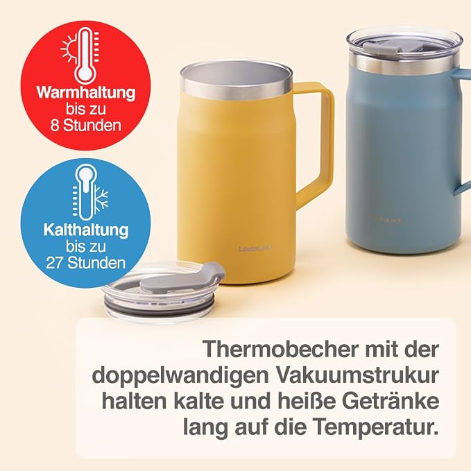 LocknLock Metro Mug Premium 18/8 Stainless Steel Double Wall Insulated - Image 5