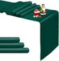 4-Pack Dark Green Satin Table Runner 12 x 108 Inch Long Fuchsia Bright and by Pufogu