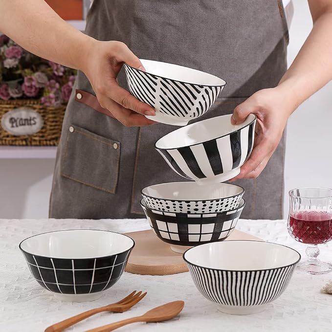 Cereal Bowl Porcelain Soup Bowls - Image 5