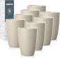 Wrova Wheat Straw Cups 8 PCS Good Alternative to Plastic Reusable Cups 20 oz by WROVA