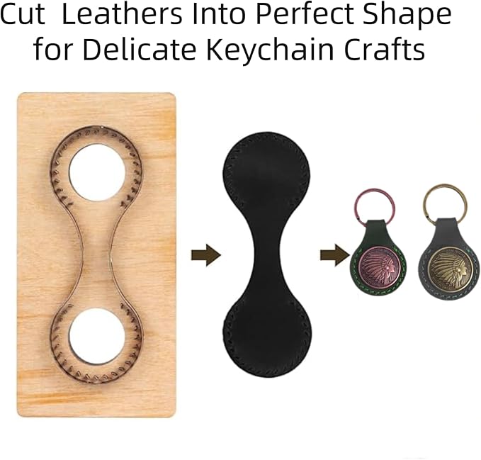 Cutting Die Keychain, Leather Cutting Die - Image 3