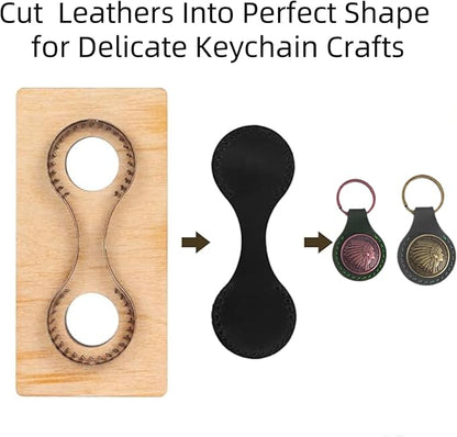 Cutting Die Keychain, Leather Cutting Die - Image 3